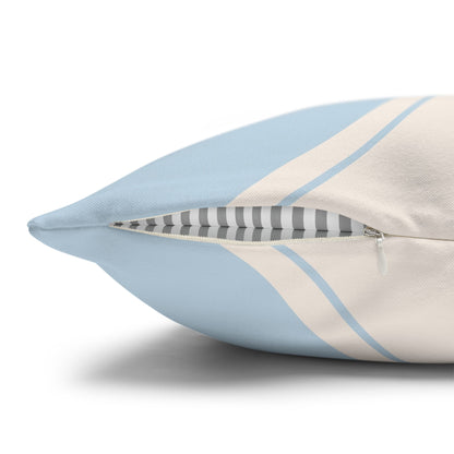 Sky Blue & Orange - Modern Design Pillowcase