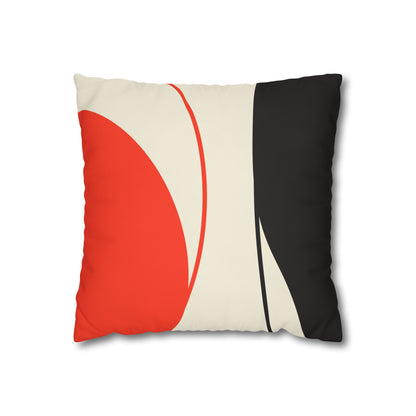 Black & Red - Modern Design Pillowcase