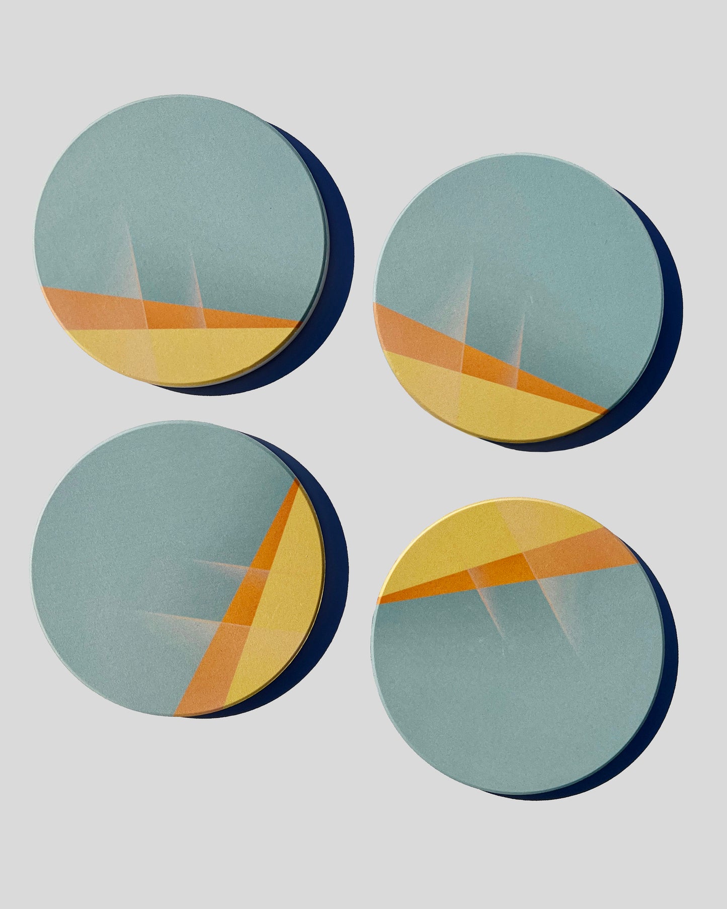 Summer Haze Coasters - Set of 4